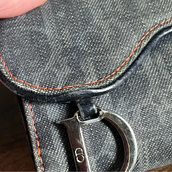 Christian Dior Monogram Compact Saddle Wallet